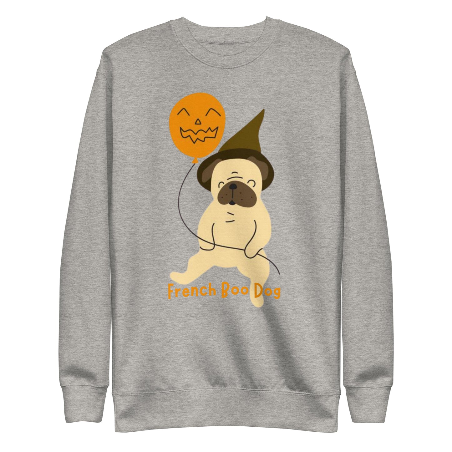 French Boo Dog Unisex Premium Sweatshirt