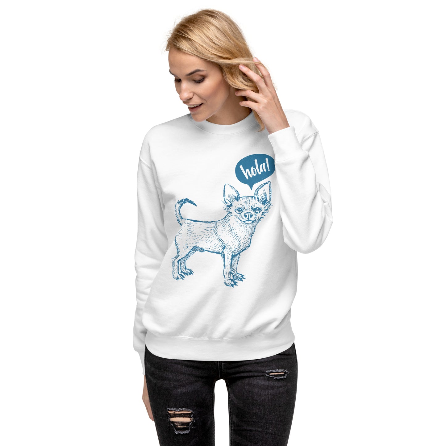 Hola Unisex Premium Sweatshirt