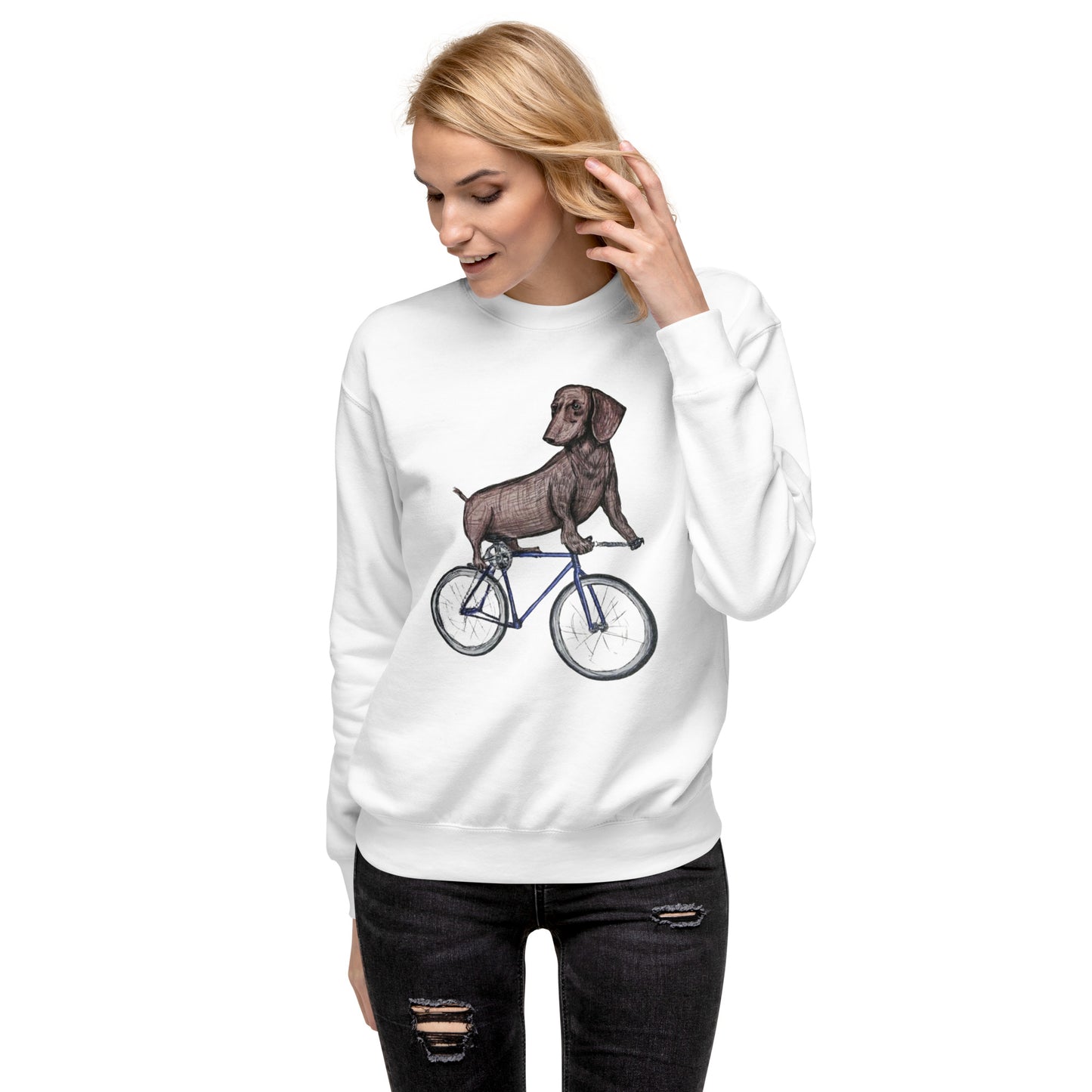 Weiner Cycle Unisex Premium Sweatshirt