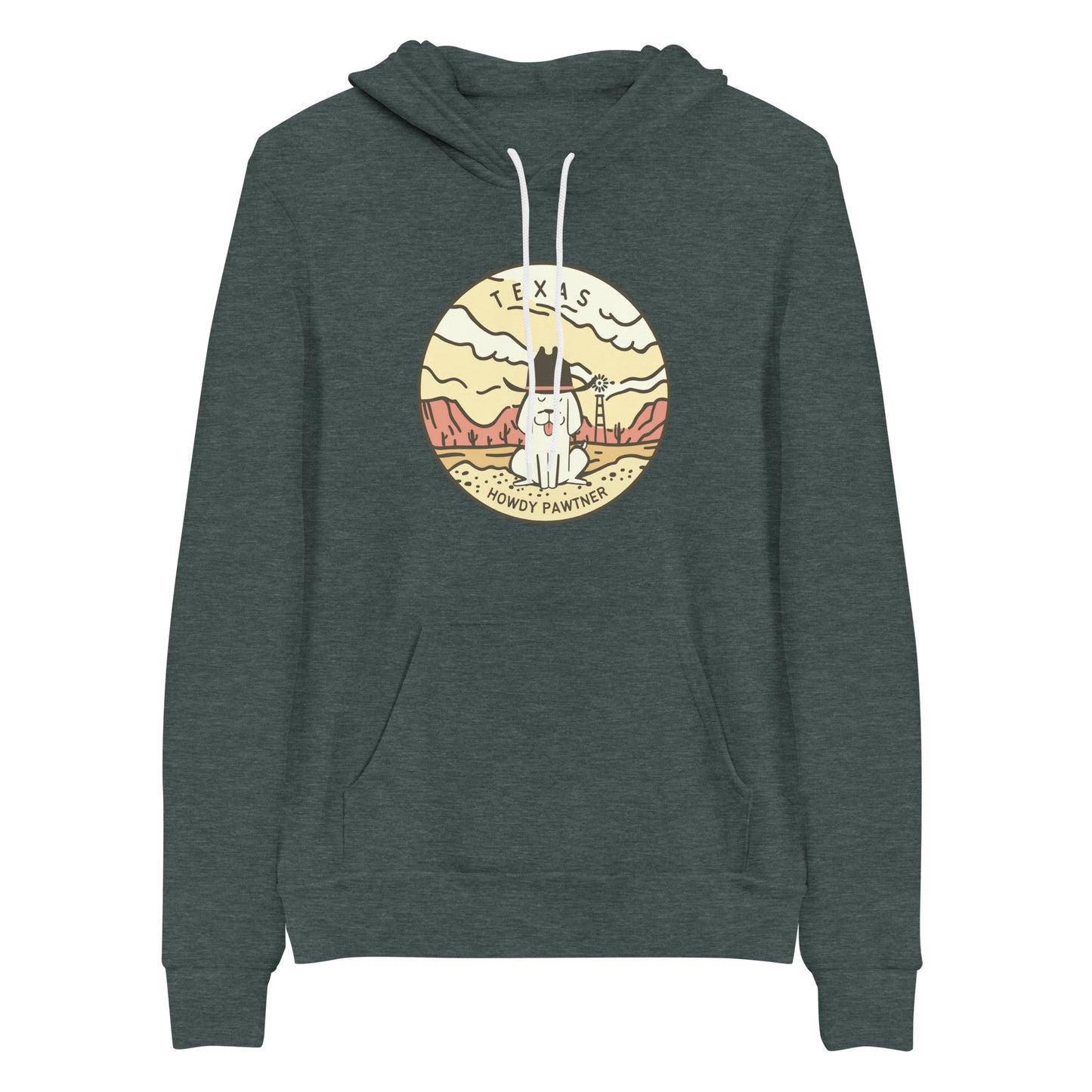 Howdy Pawtner Unisex hoodie