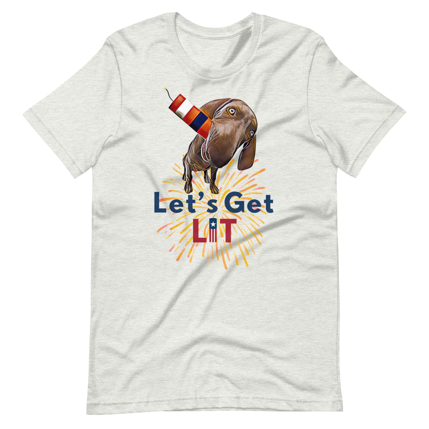 Fourth of July Let's Get Lit Unisex t-shirt