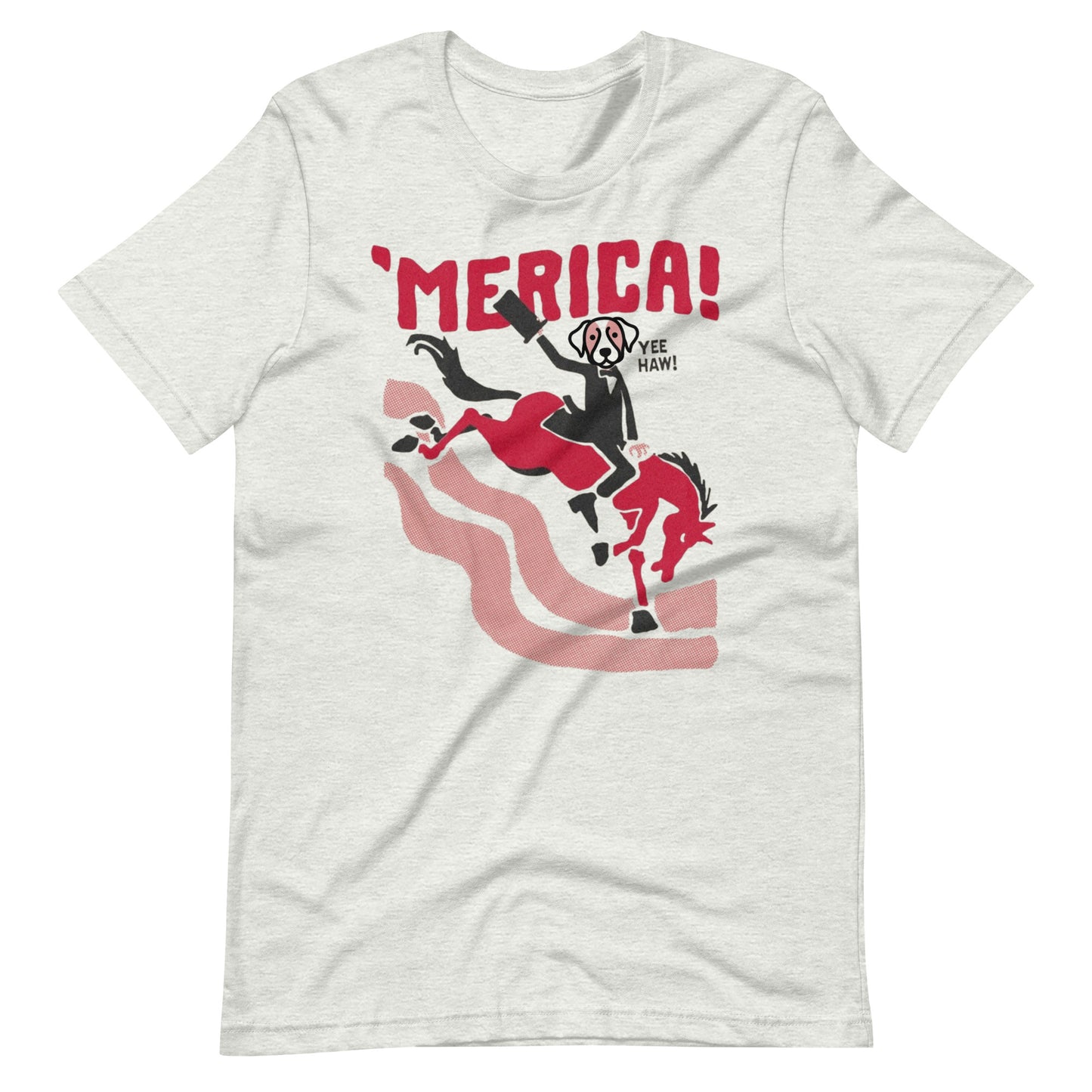 Fourth of July Buckin Bowser Unisex t-shirt