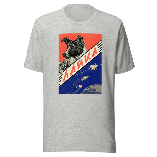 Soviet Space Dog Unisex t-shirt