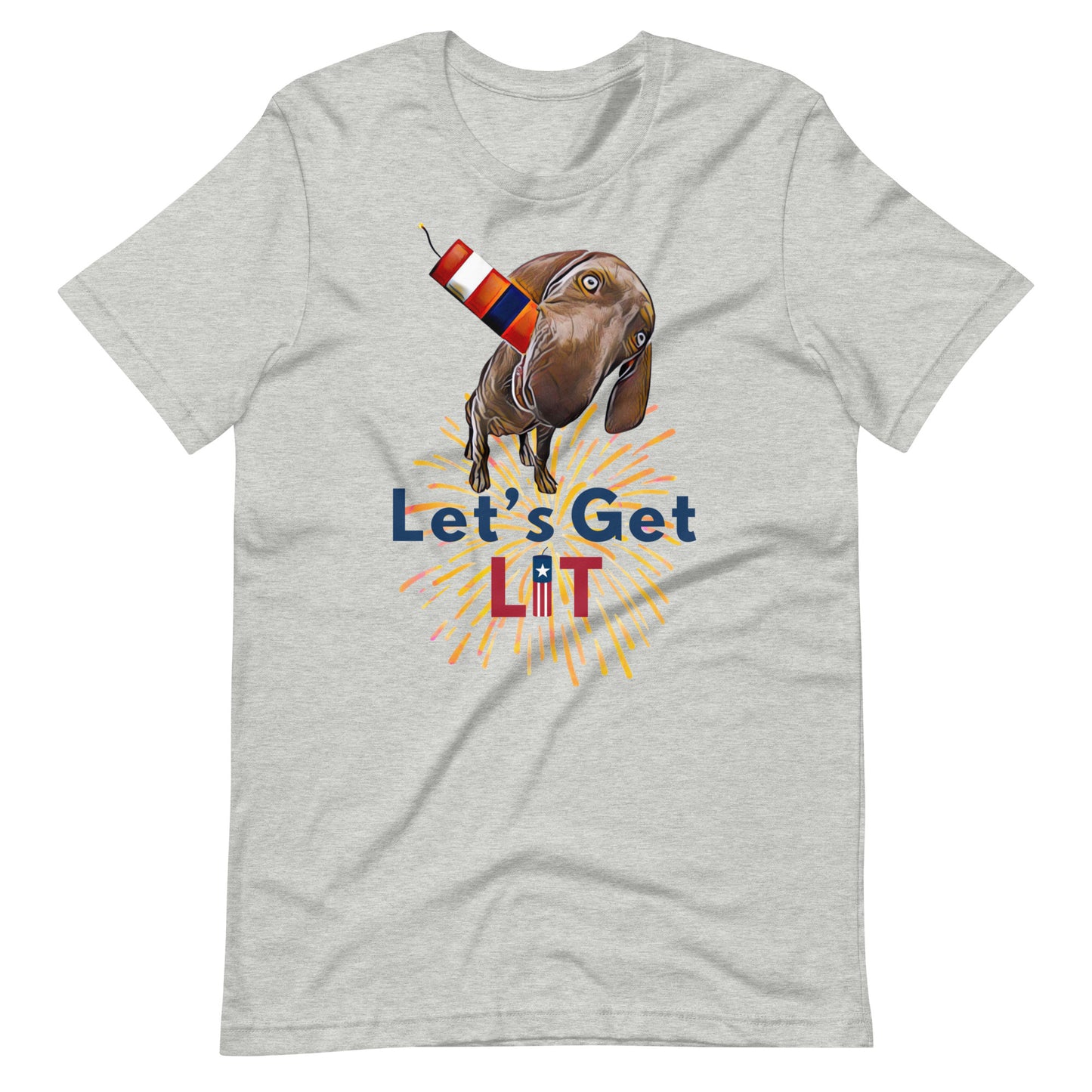 Fourth of July Let's Get Lit Unisex t-shirt