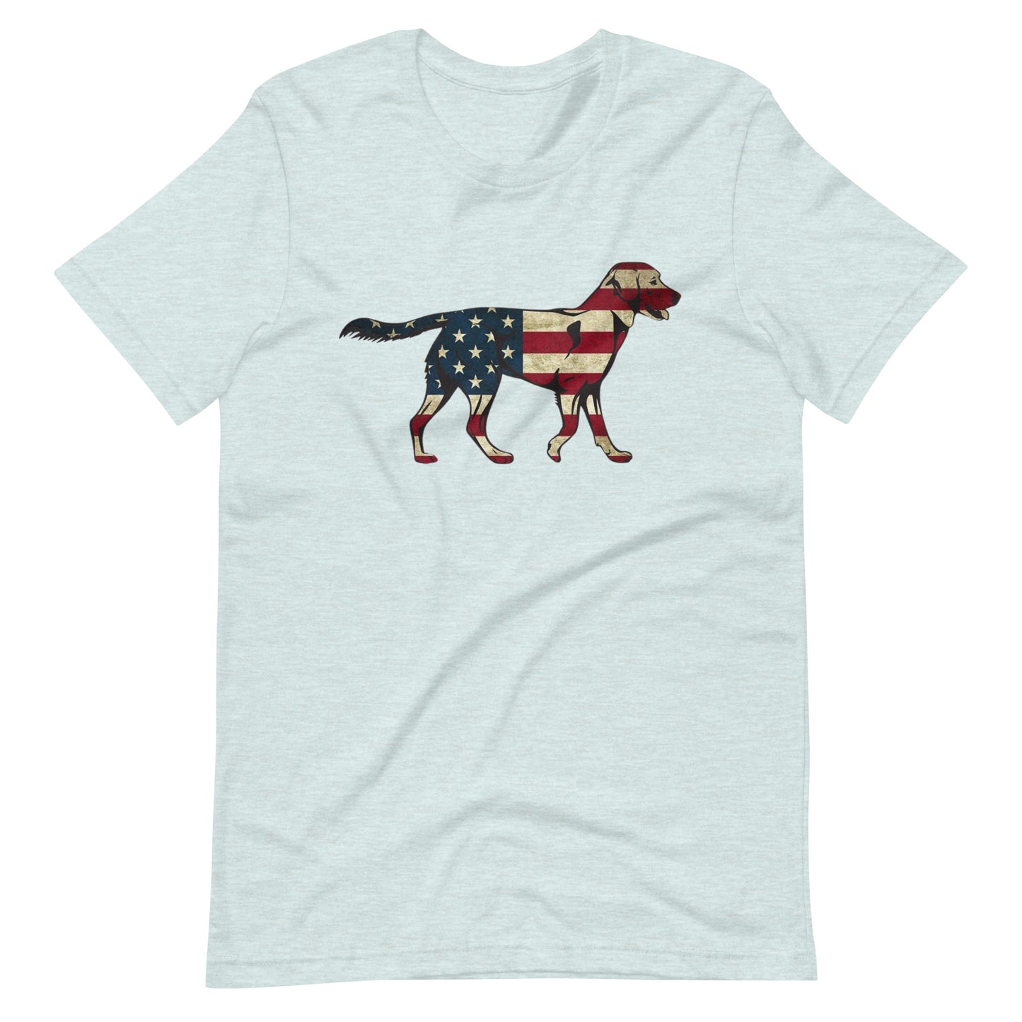 Fourth of July American Labrador Unisex t-shirt