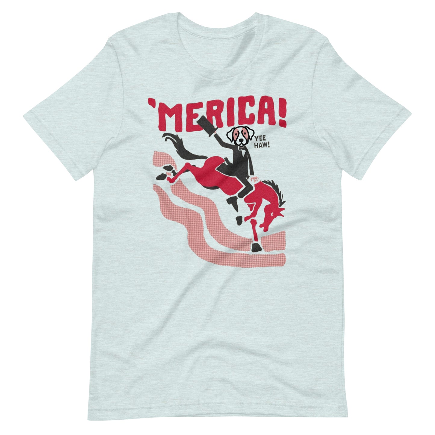Fourth of July Buckin Bowser Unisex t-shirt