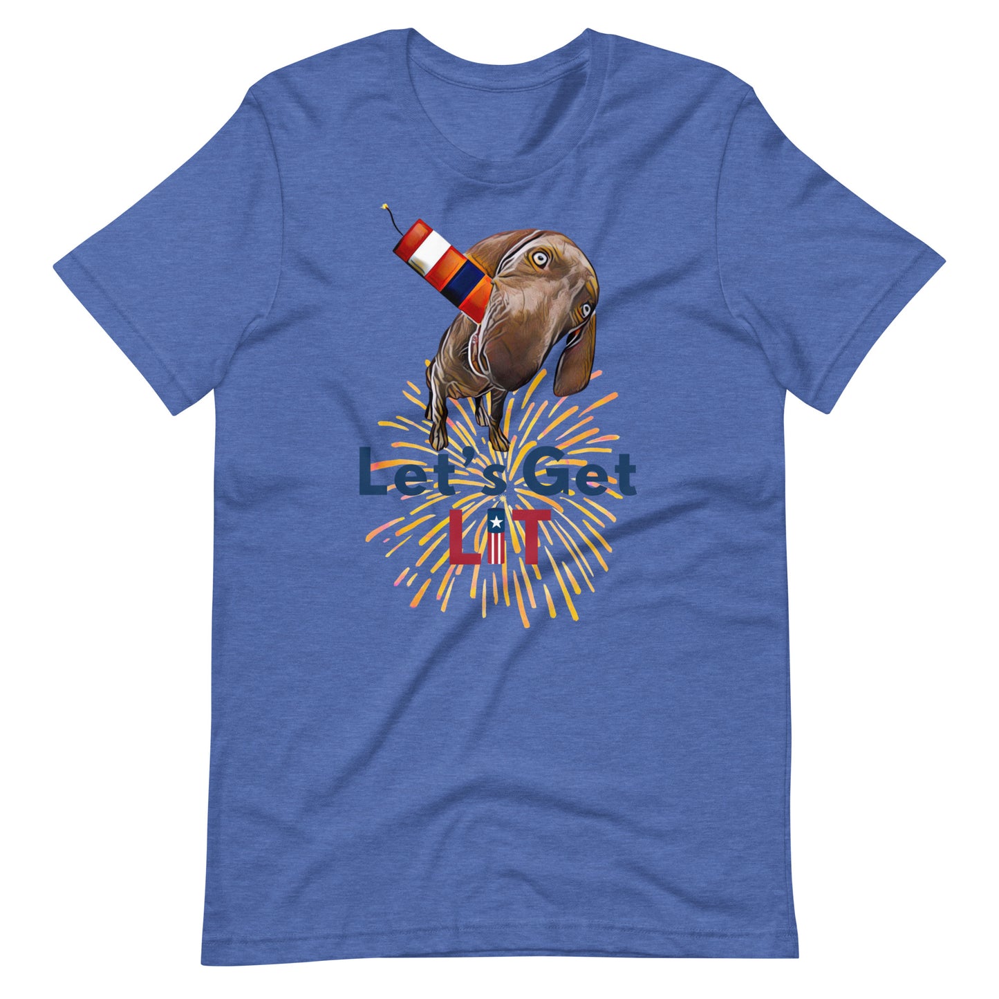 Fourth of July Let's Get Lit Unisex t-shirt