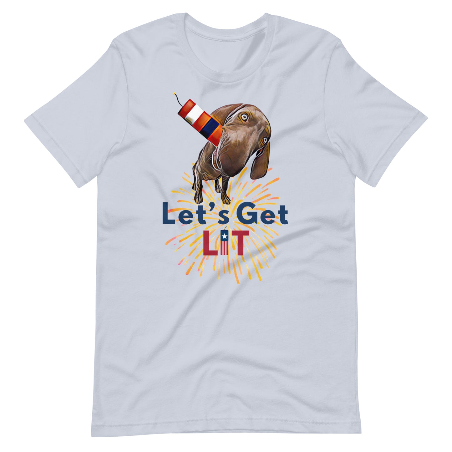 Fourth of July Let's Get Lit Unisex t-shirt