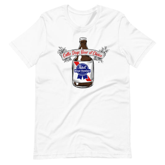Pabst Blue Heeler Unisex t-shirt