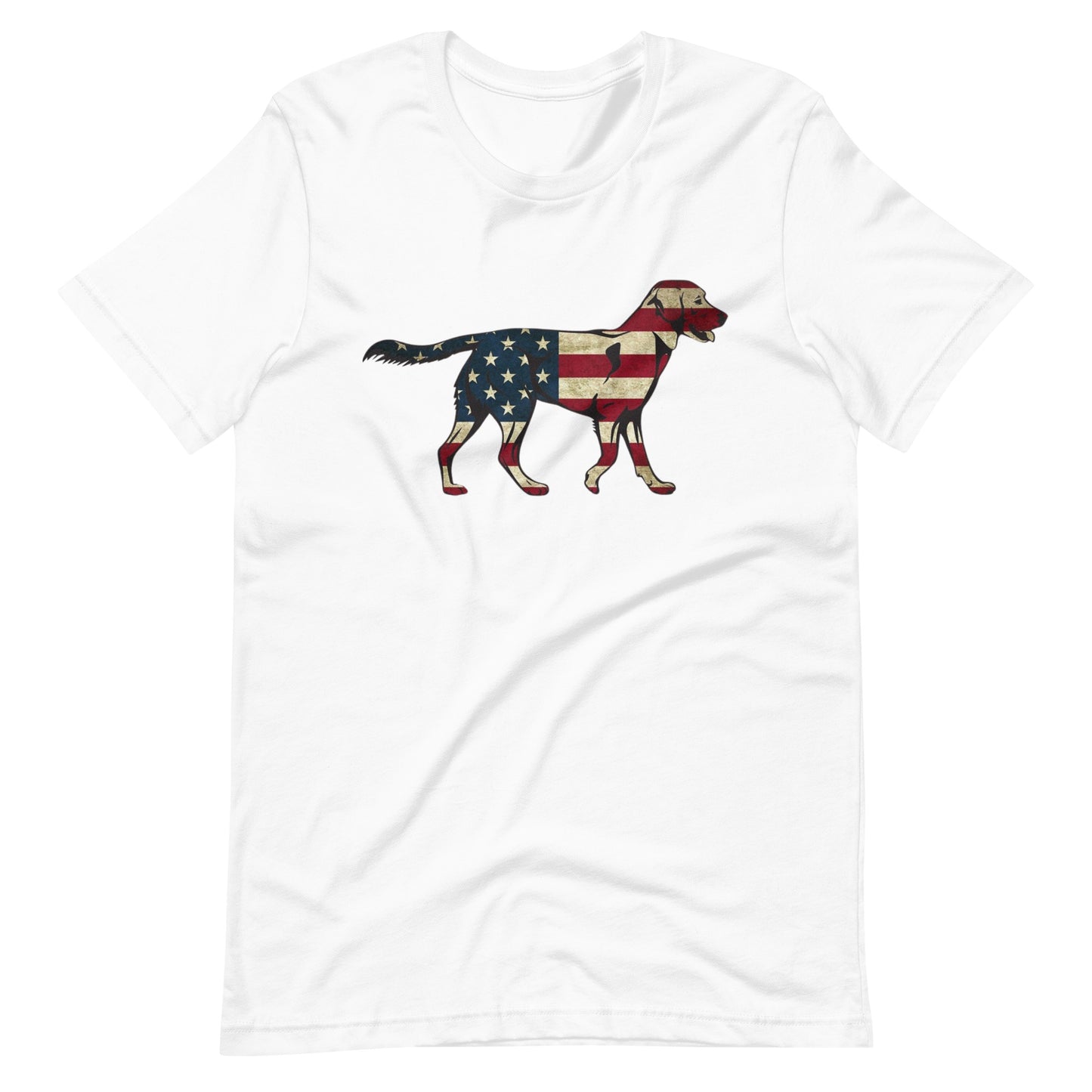 Fourth of July American Labrador Unisex t-shirt