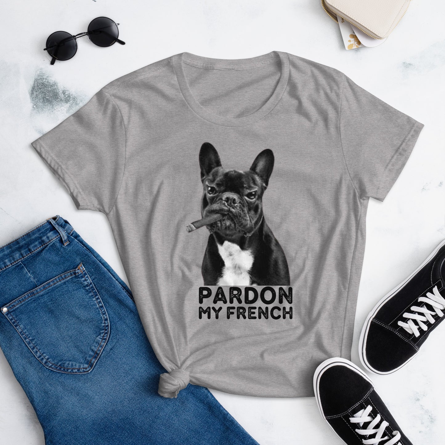 Pardon My French Women's short sleeve t-shirt