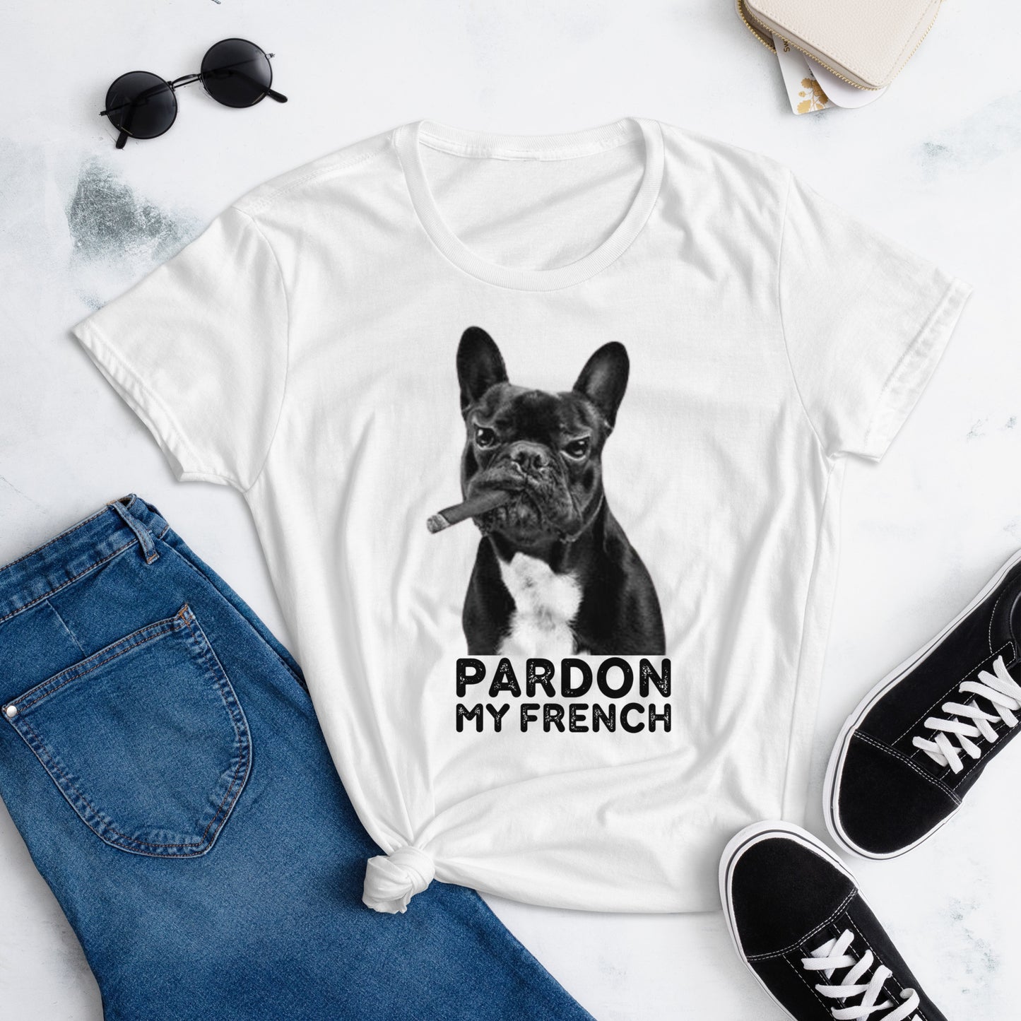 Pardon My French Women's short sleeve t-shirt