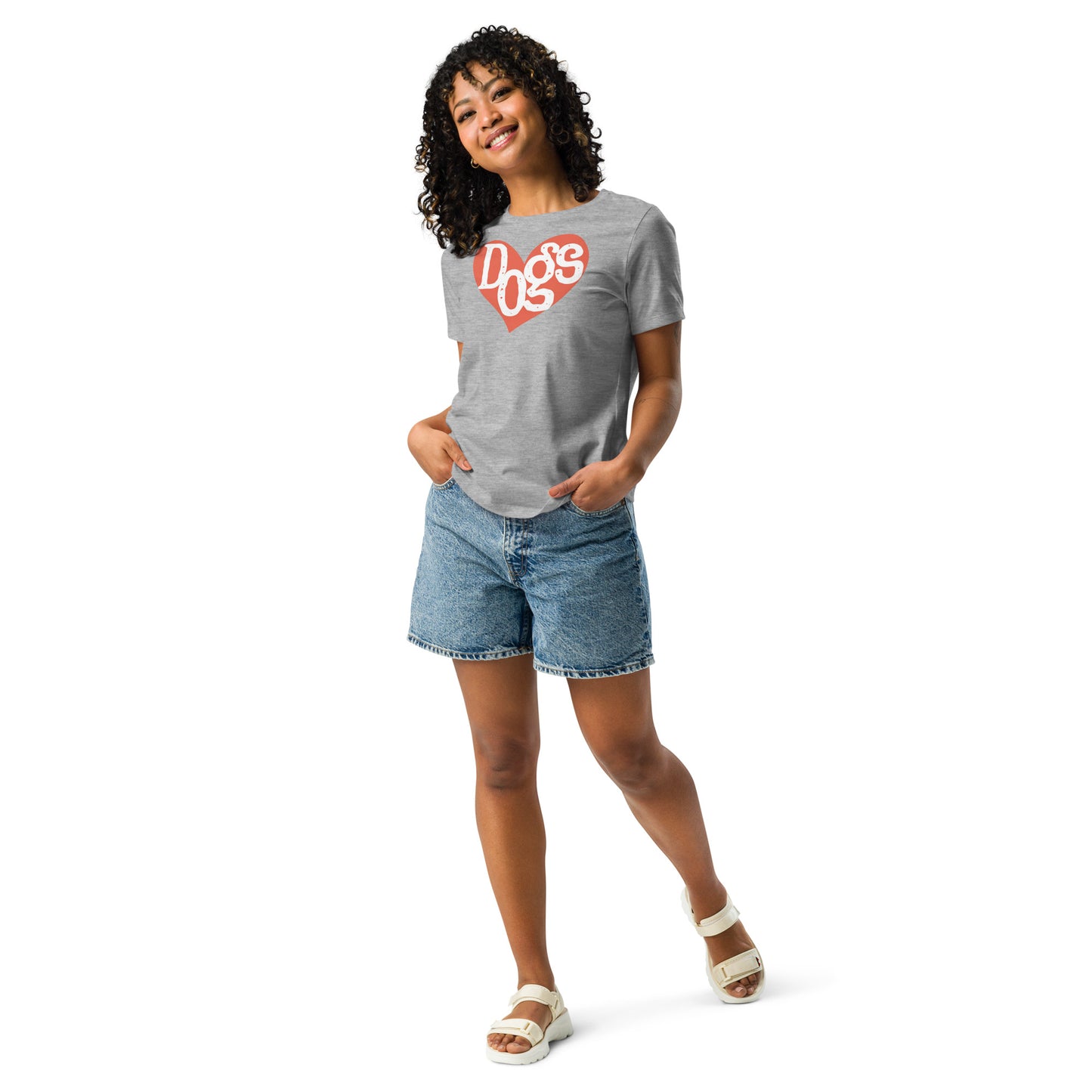 Orange Dog Heart Women's Relaxed T-Shirt