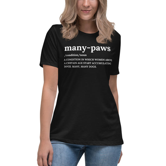 Many-Paws Women's Relaxed T-Shirt