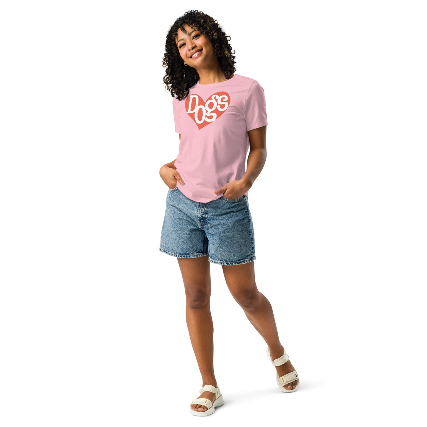 Orange Dog Heart Women's Relaxed T-Shirt