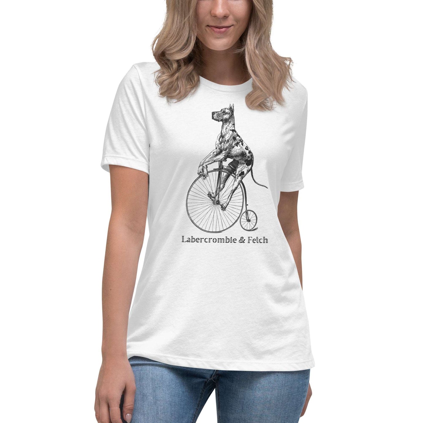 Bicycle Dog Women's Relaxed T-Shirt