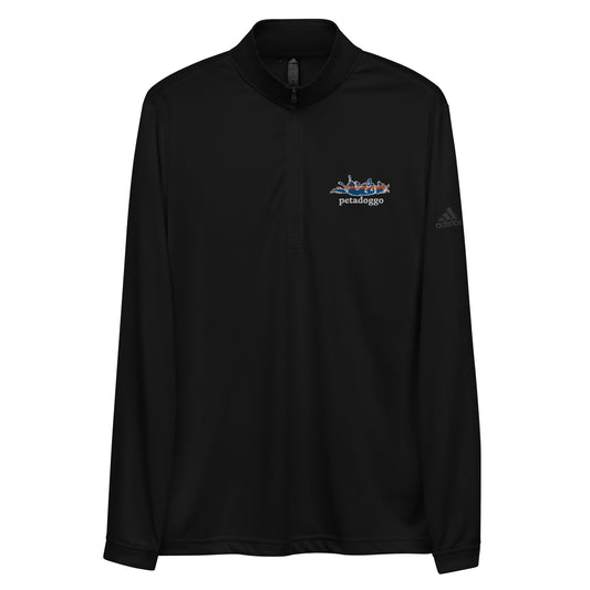 Lazy Petadoggo Quarter zip pullover
