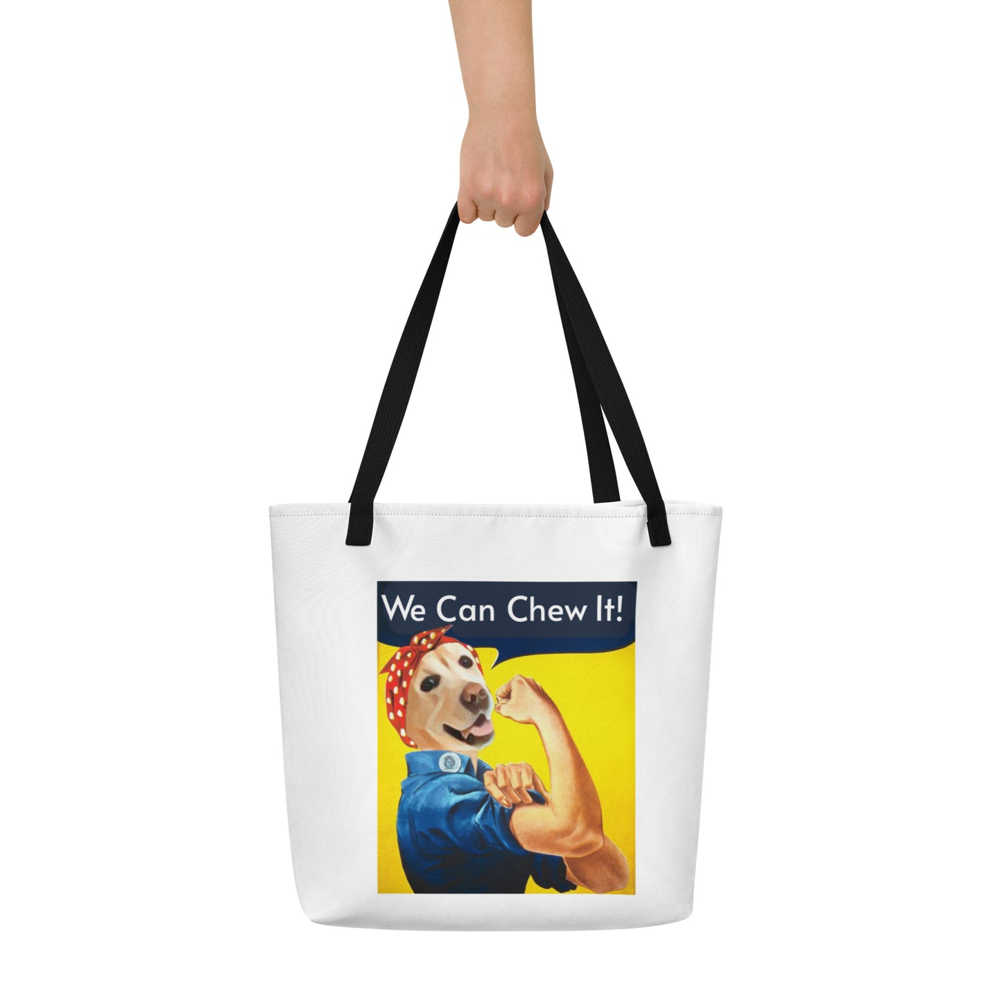 We Can Do It Large Tote Bag