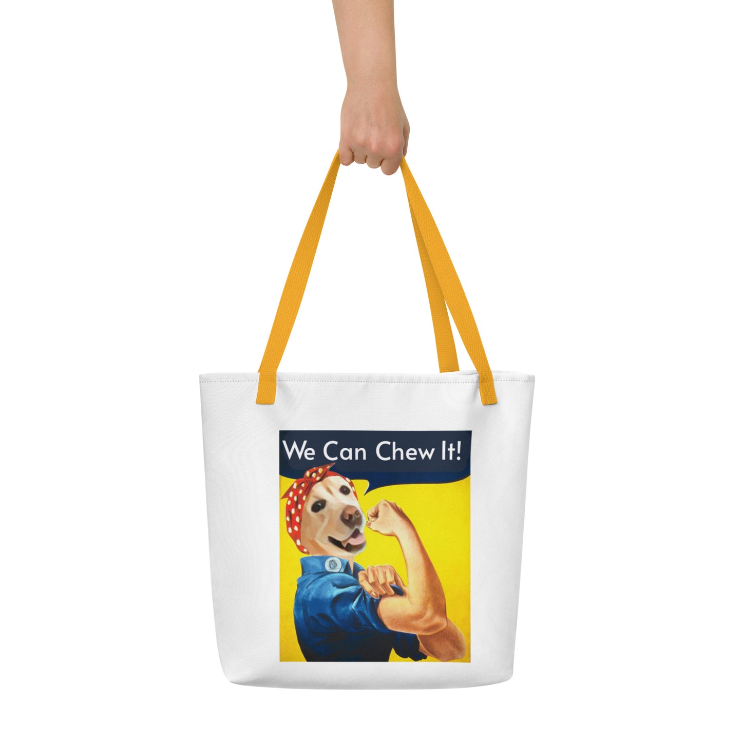We Can Do It Large Tote Bag