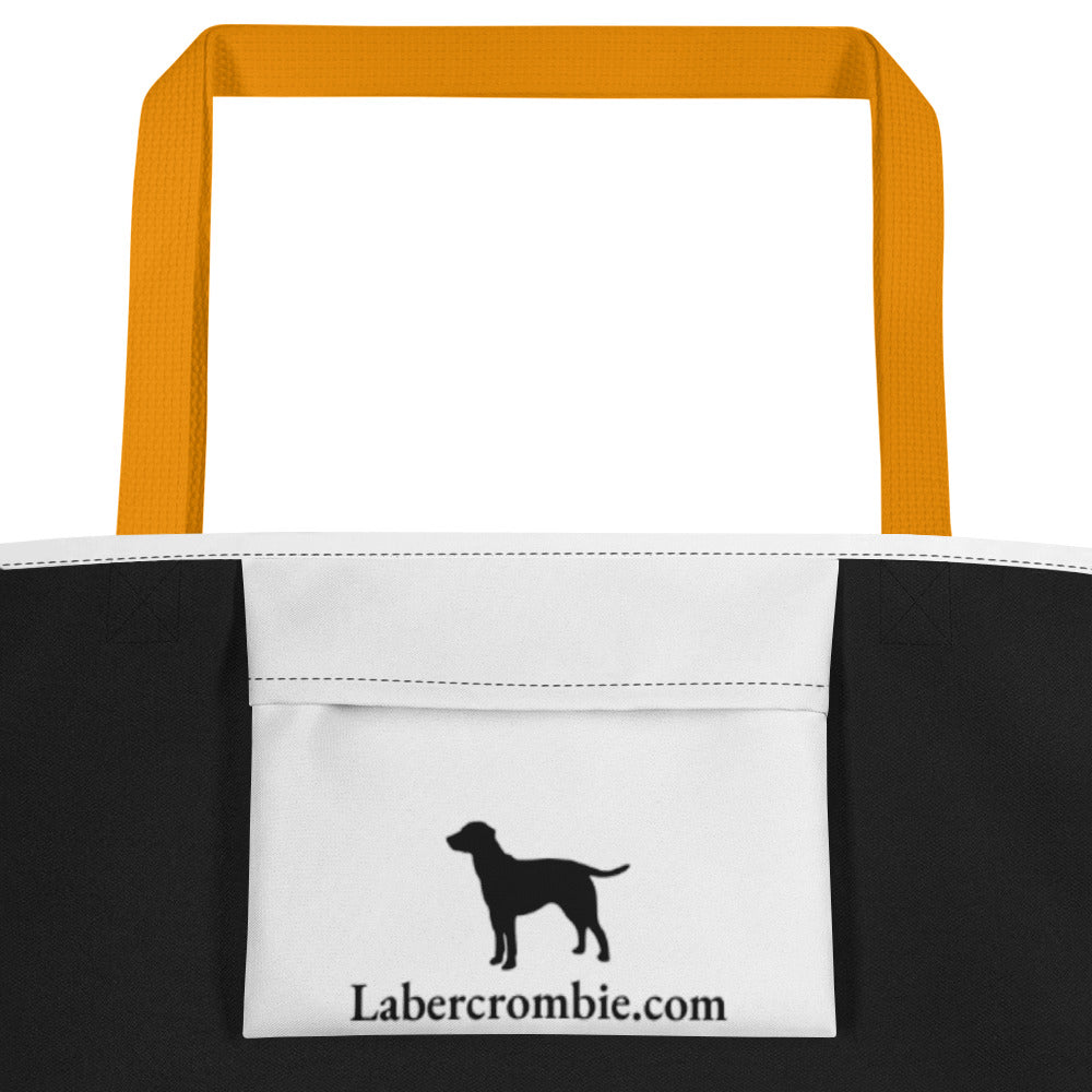 Can My Dog Come? Large Tote Bag