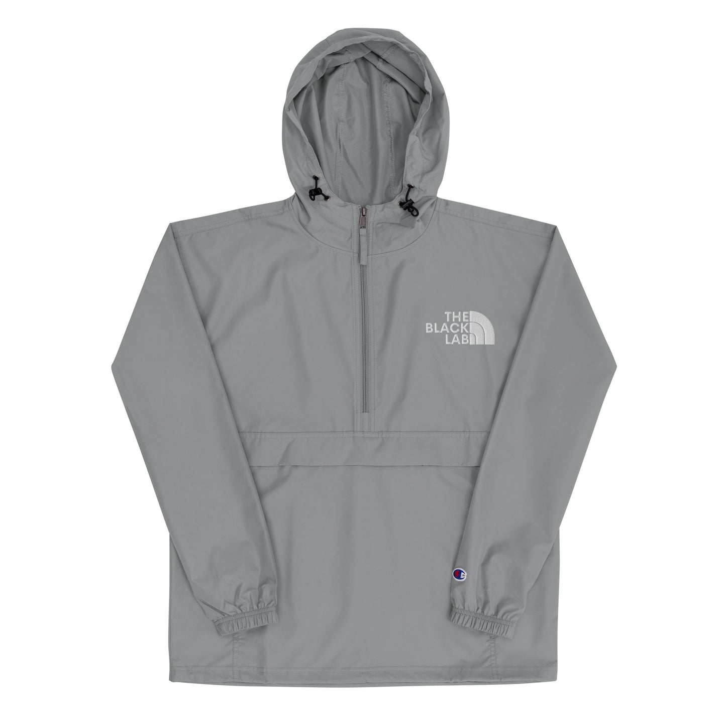The Black Lab Embroidered Champion Packable Jacket