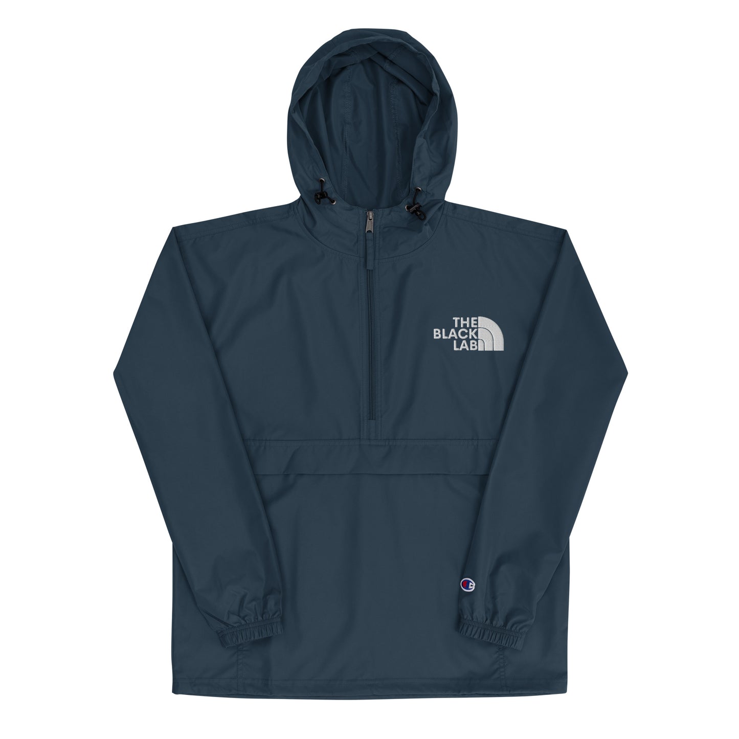 The Black Lab Embroidered Champion Packable Jacket
