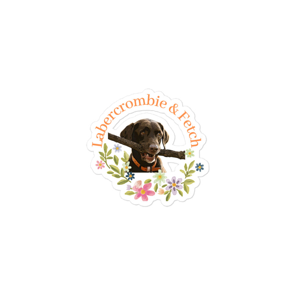 Floral Labercrombie stickers