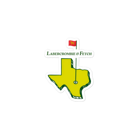 Texas Golf Labercrombie stickers