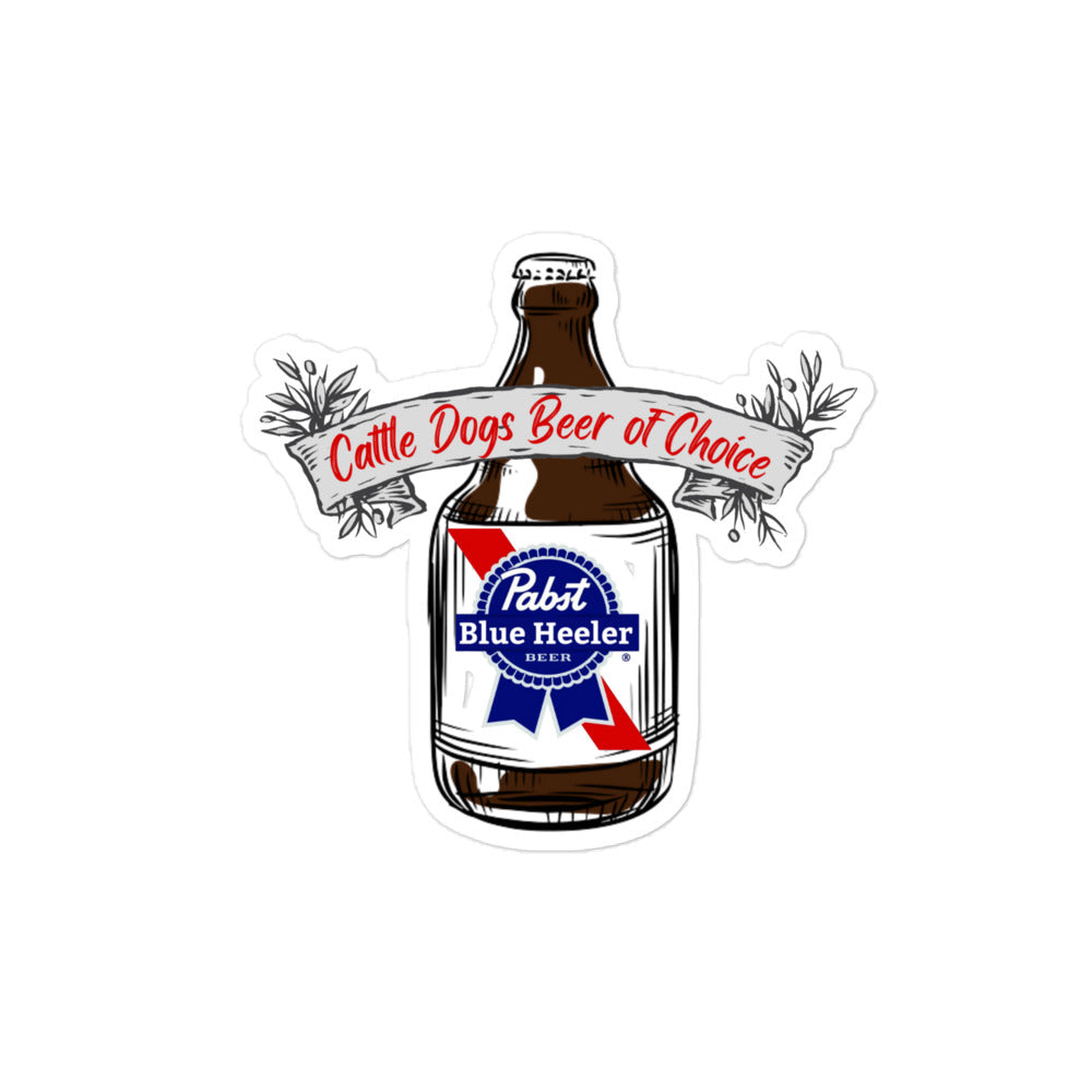 Pabst Blue Heeler stickers
