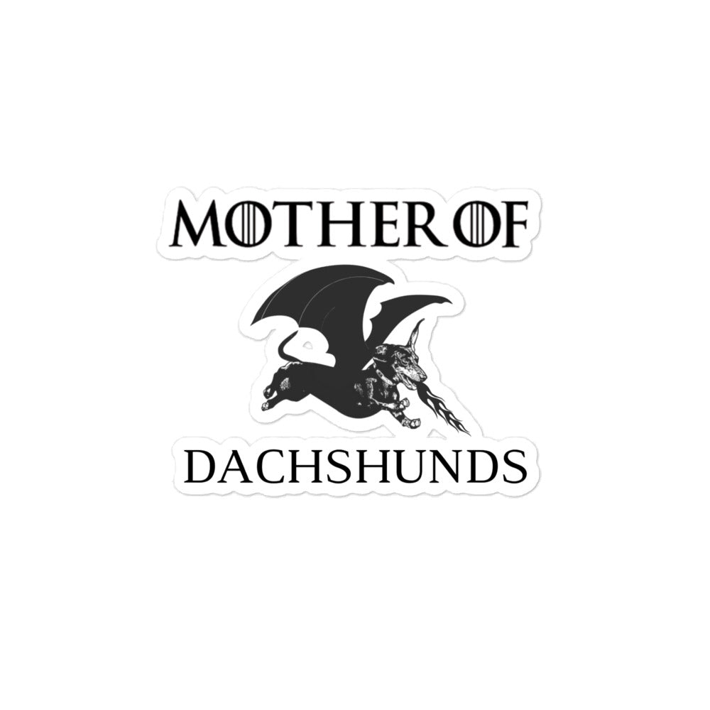 Mother of Dachshunds stickers