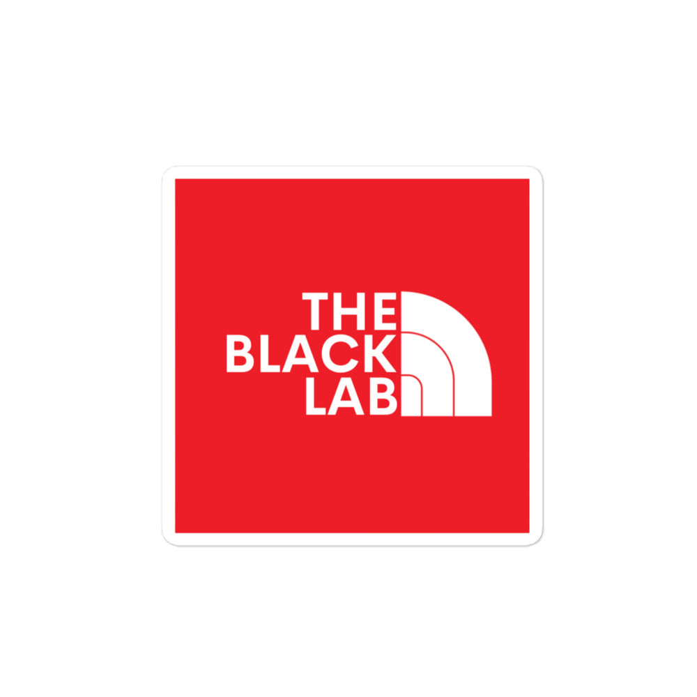 The Black Lab Red stickers