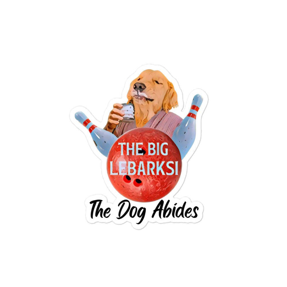 The Big Lebarkski stickers