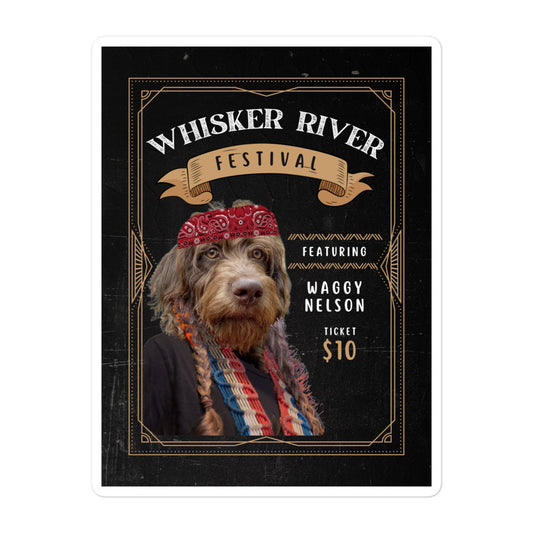 Whisker River stickers