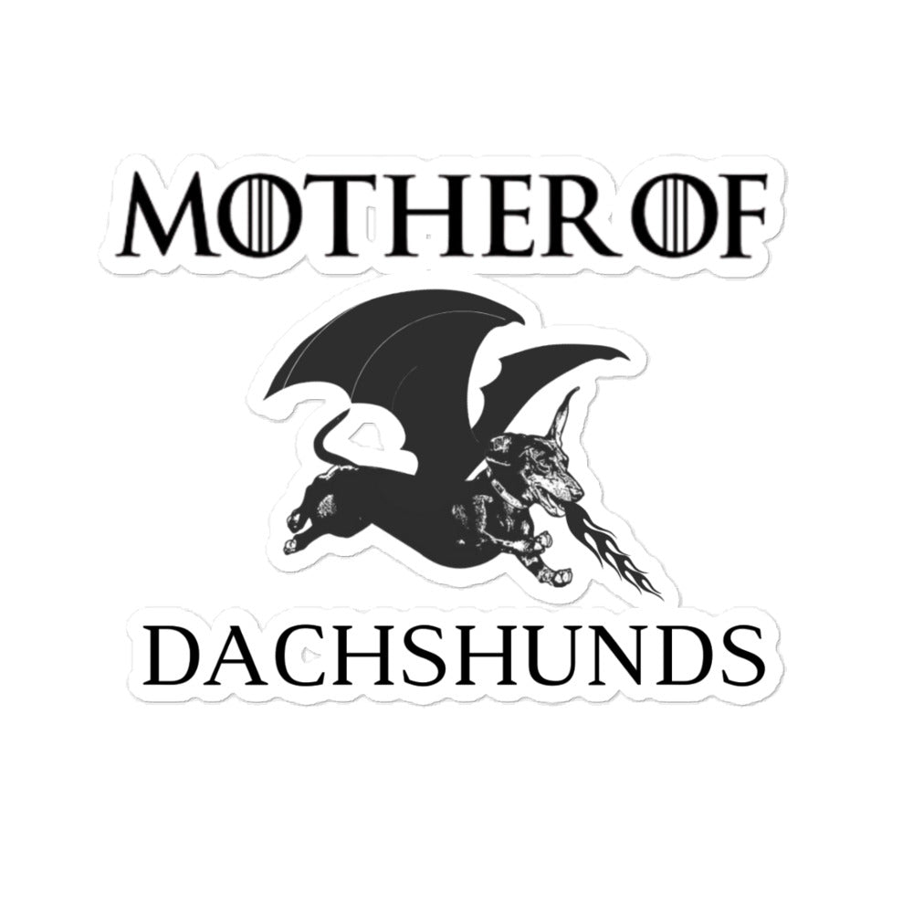 Mother of Dachshunds stickers