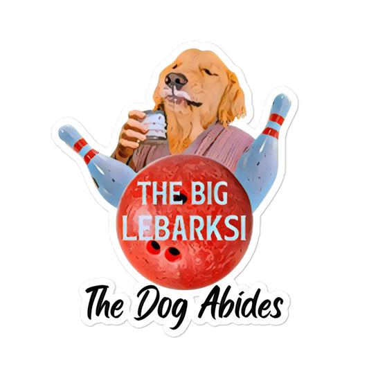 The Big Lebarkski stickers