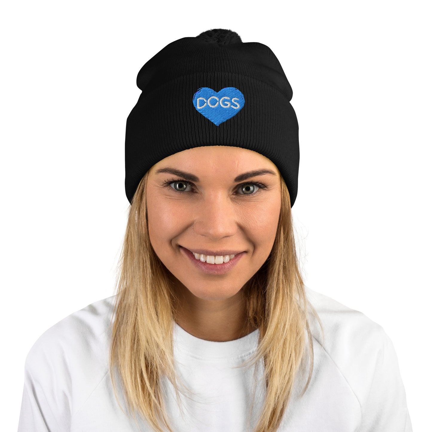 Love Dogs Pom-Pom Beanie