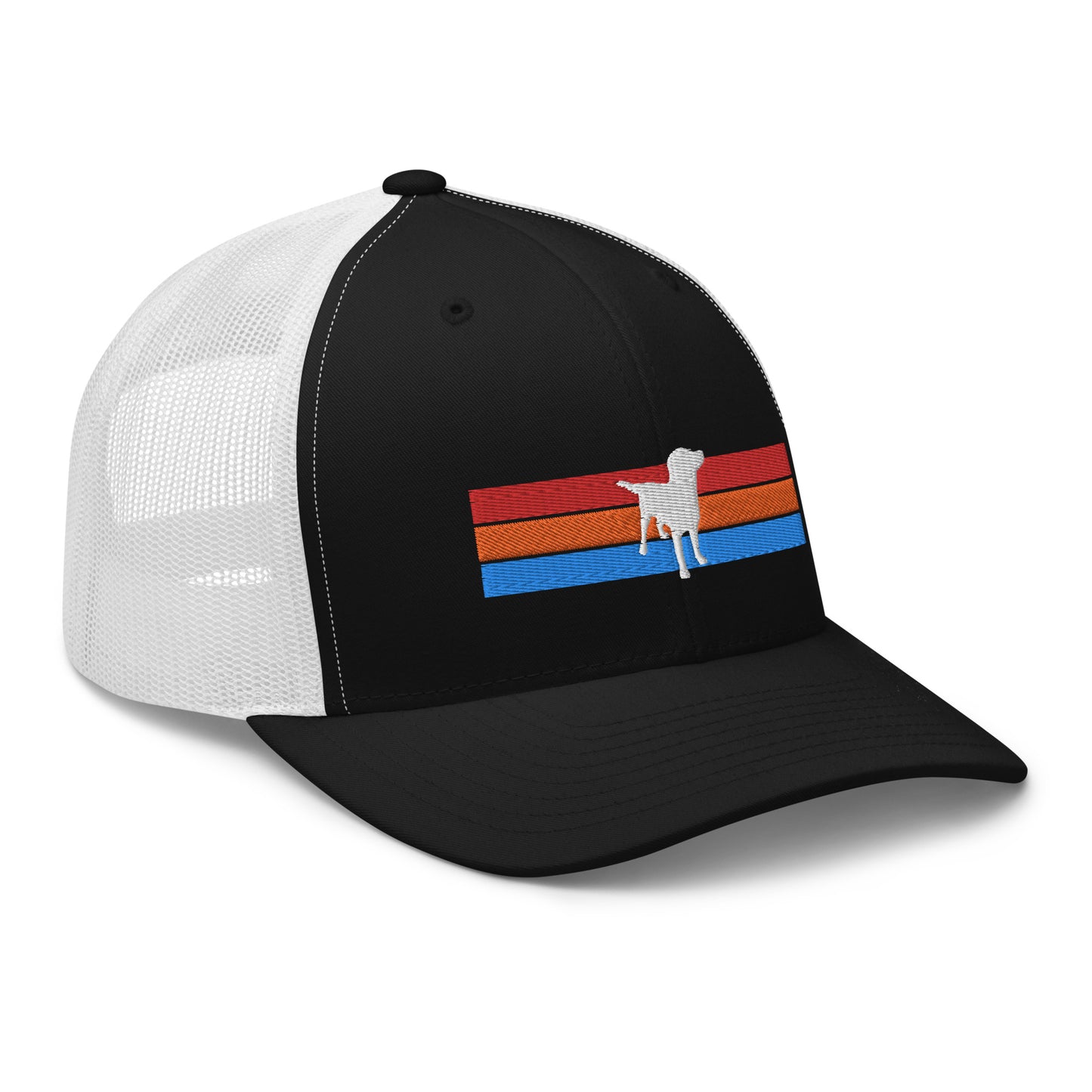 White Lab Trucker Cap