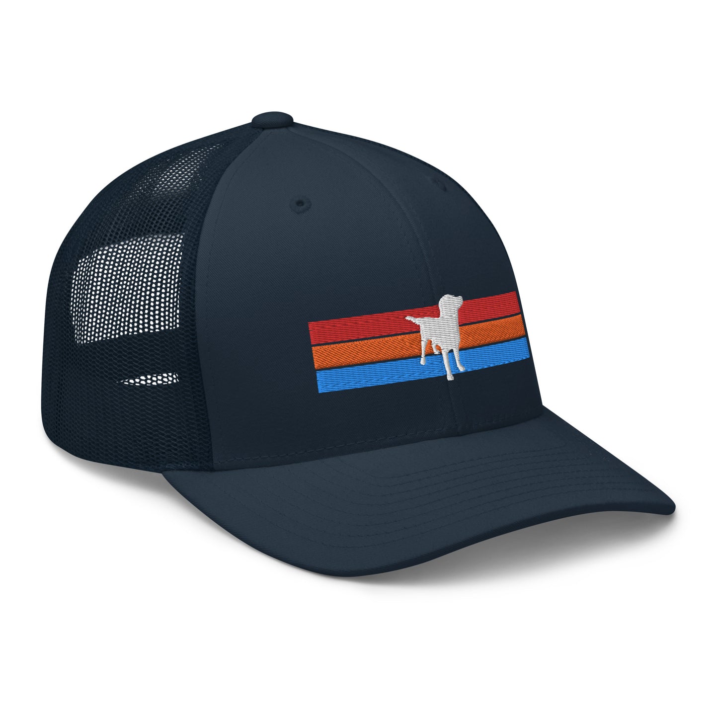 White Lab Trucker Cap