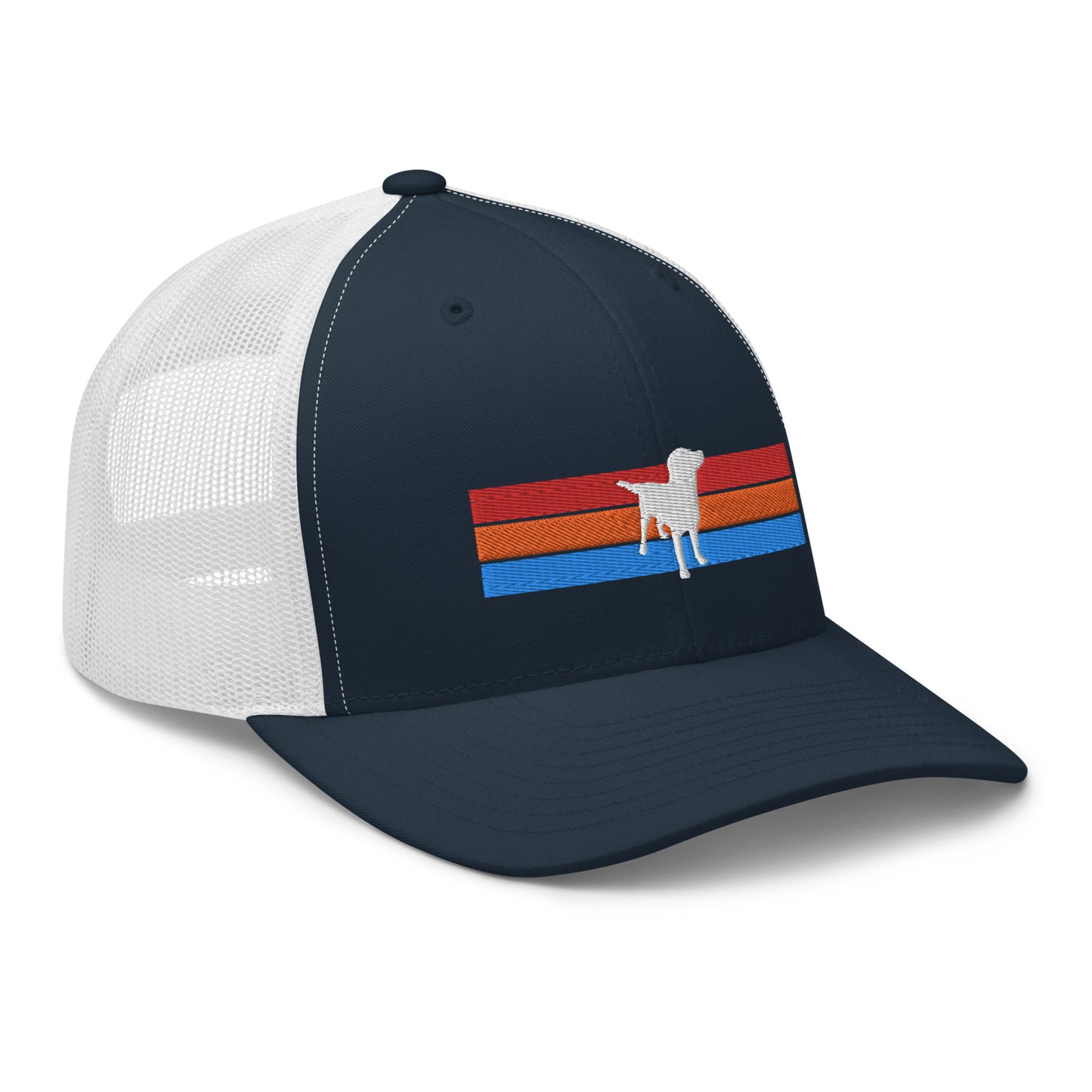 White Lab Trucker Cap