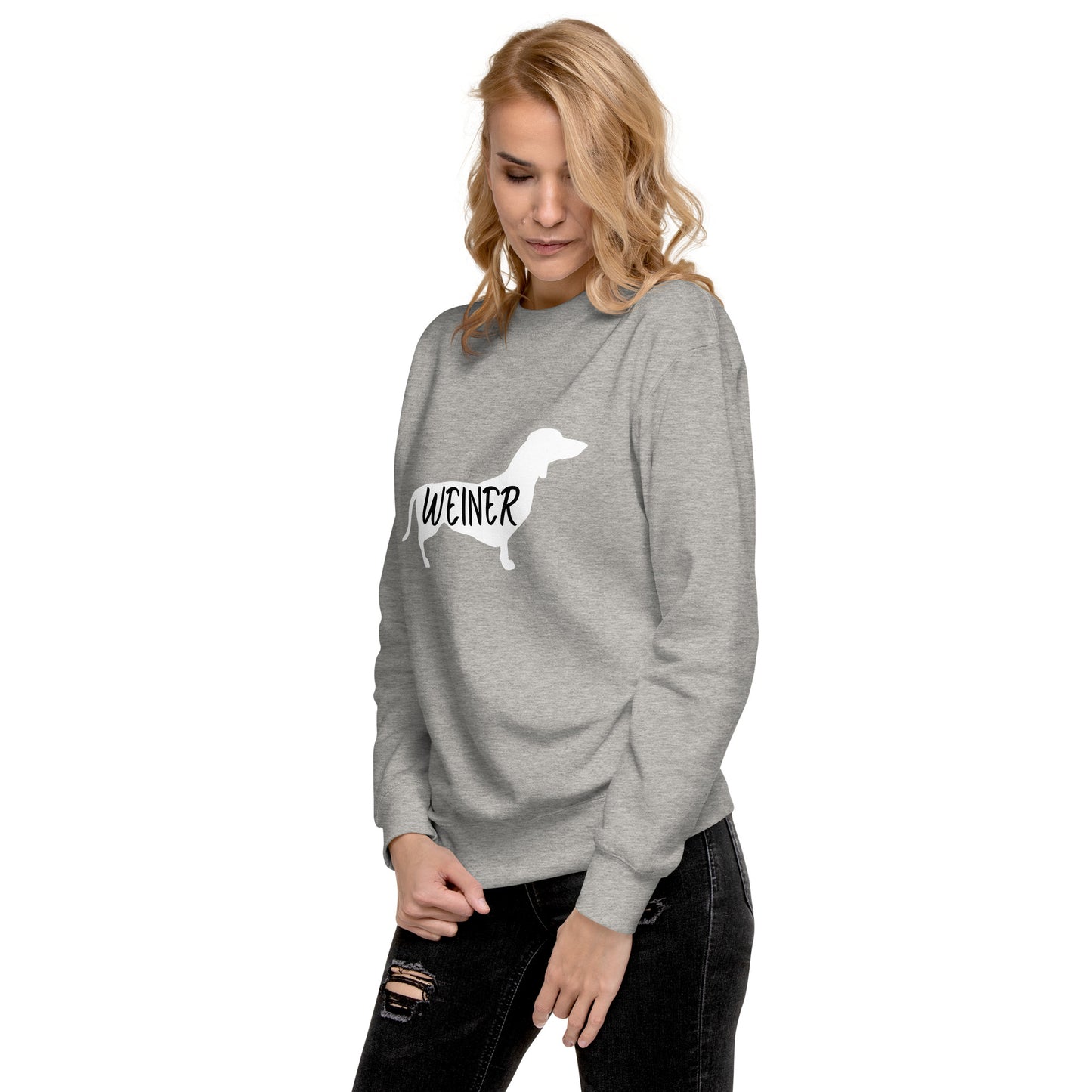 Weiner Dog Womens Sweatshirt
