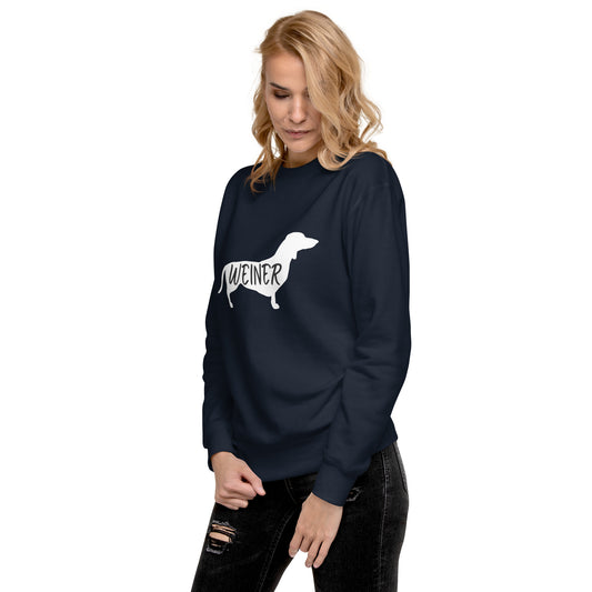 Weiner Dog Womens Sweatshirt