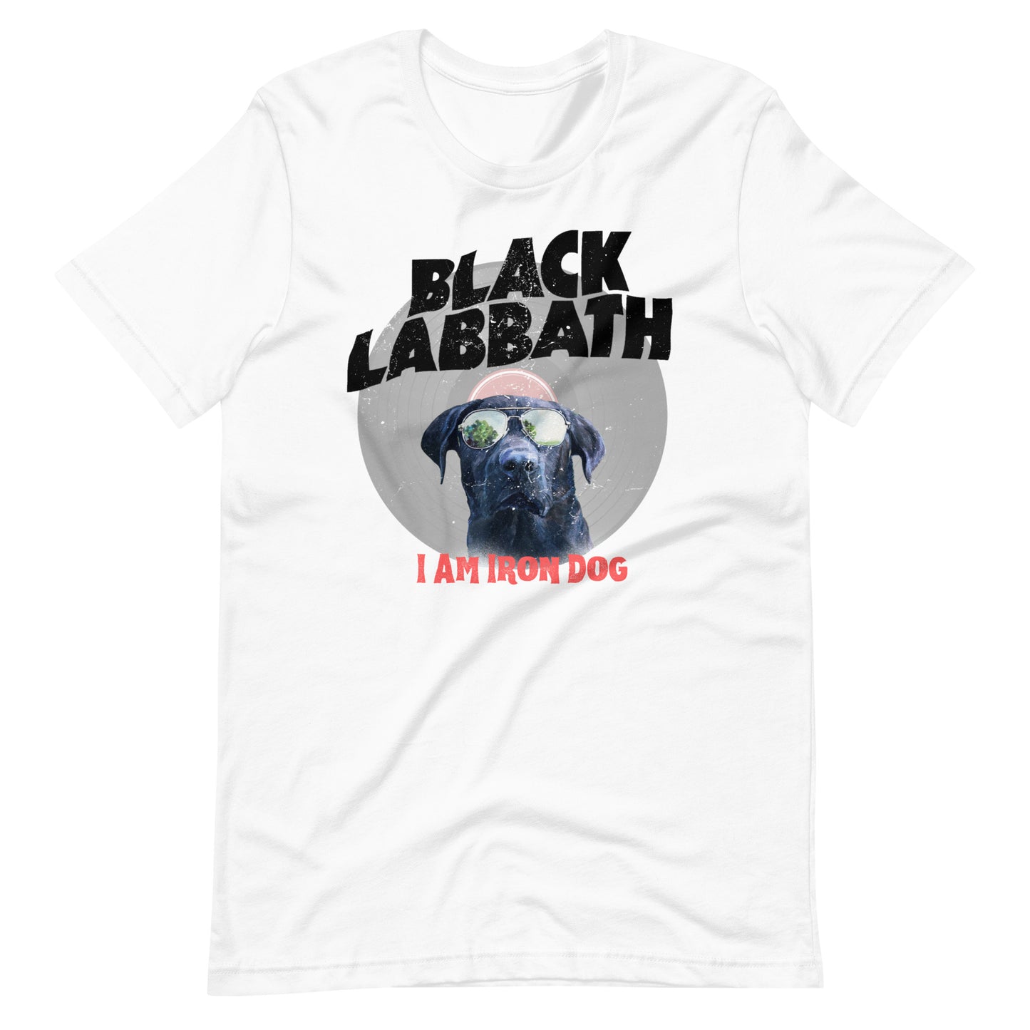 Iorn Dog Black Labbath Unisex t-shirt