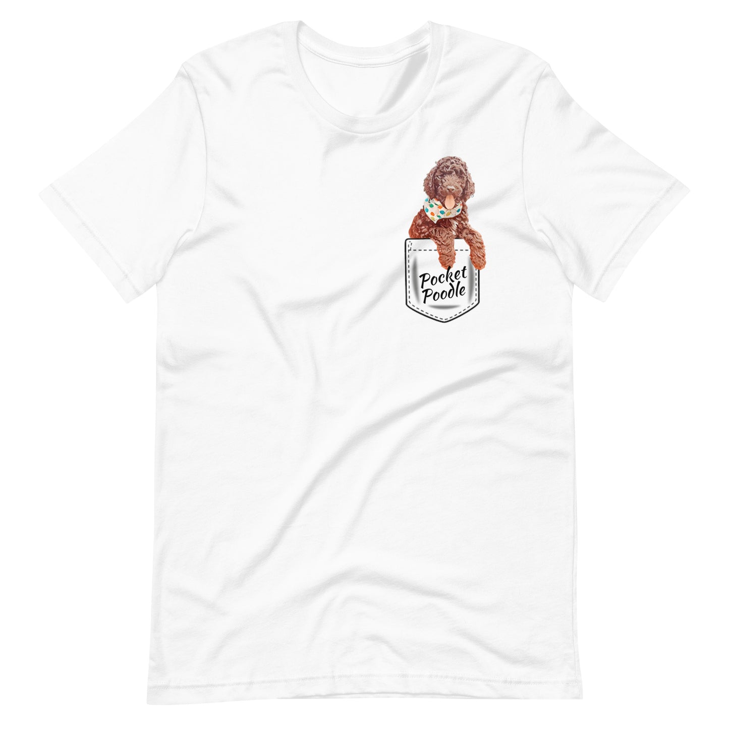 Pocket Poodle Unisex t-shirt