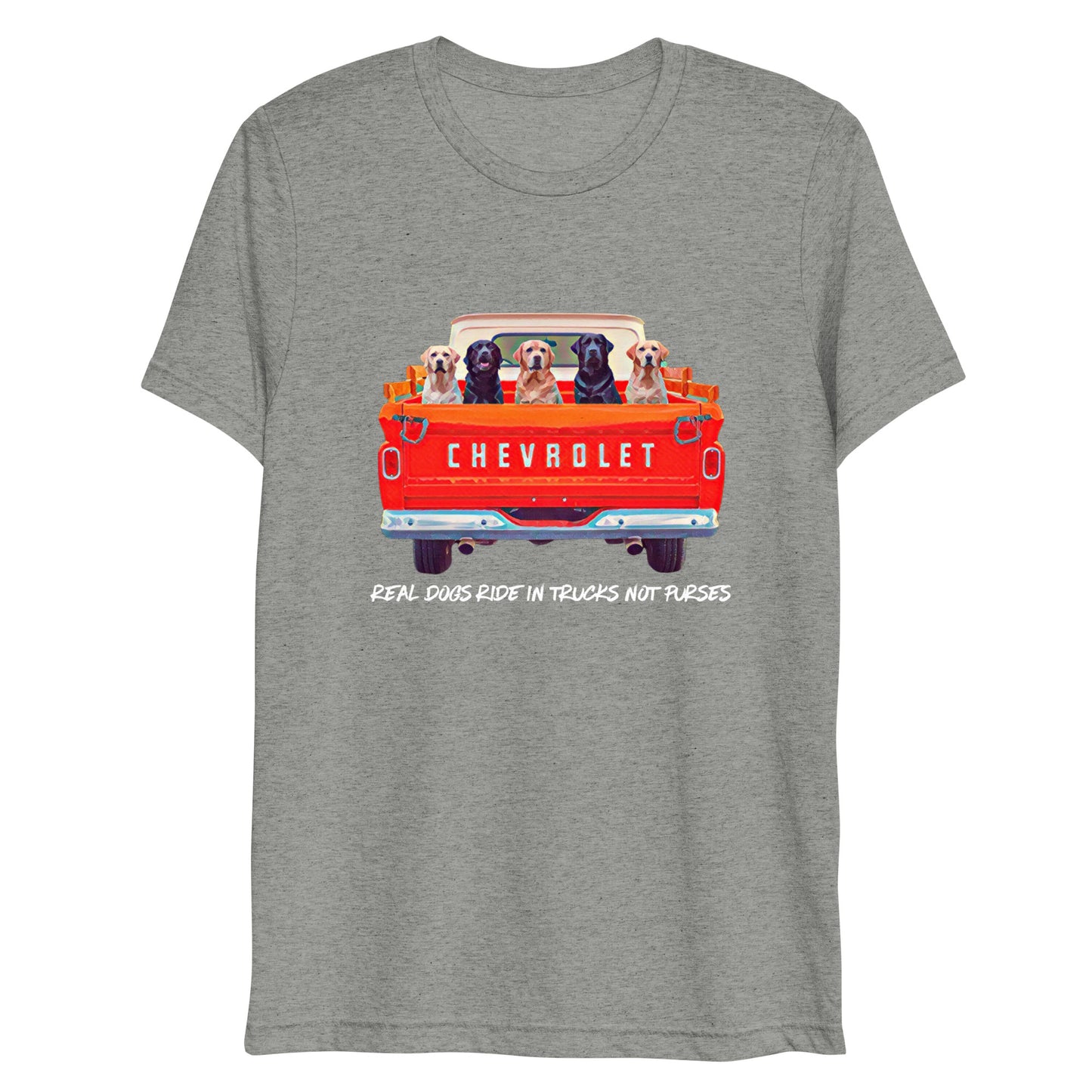Real Dogs Ride in Trucks Short sleeve t-shirt