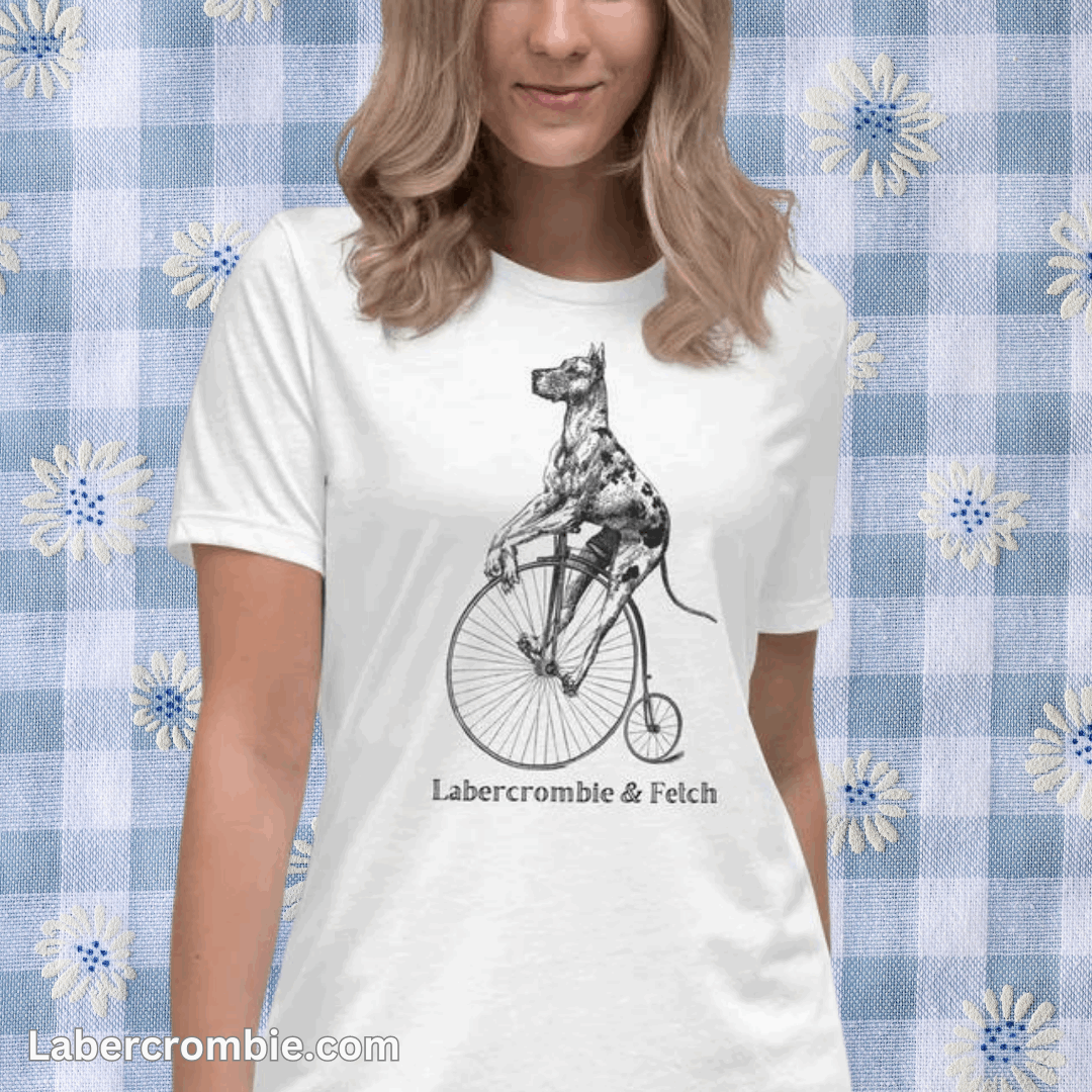 Bicycle Dog Women's Relaxed T-Shirt