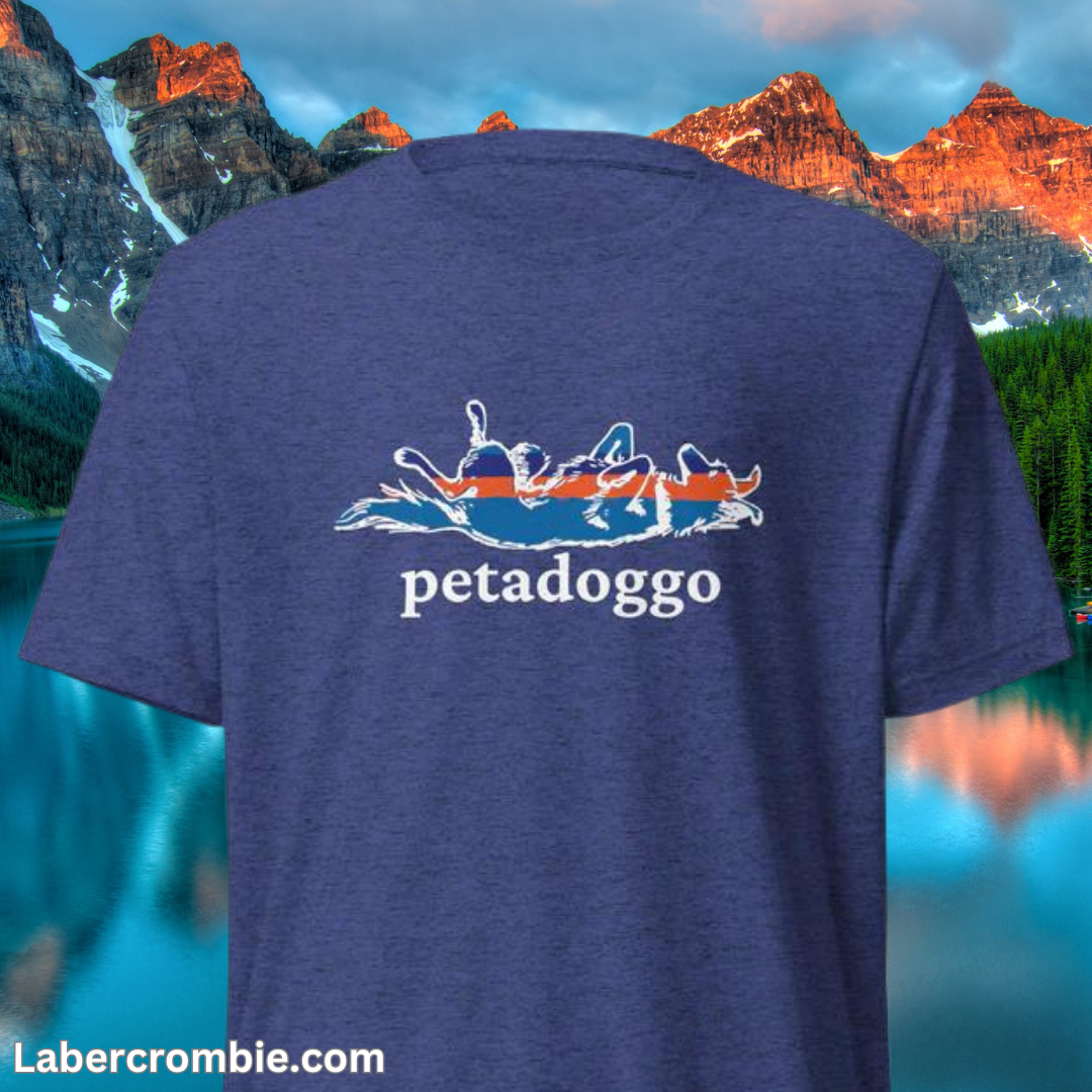 Petadoggo Lying Dog Short sleeve t-shirt