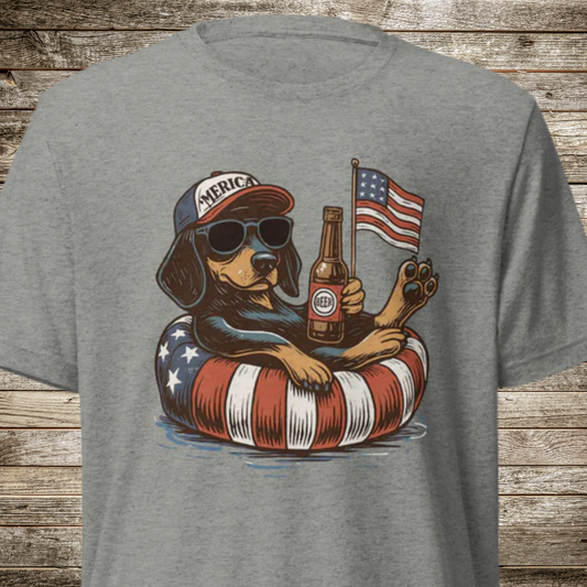 Floatin on the 4th Short sleeve t-shirt