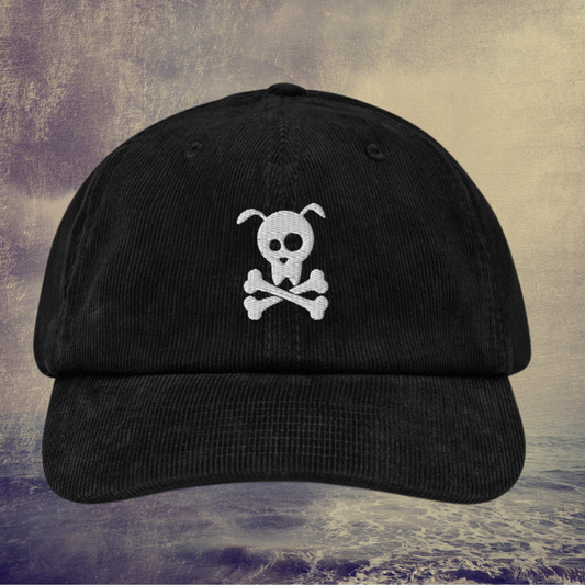 Pirate Dog Corduroy hat