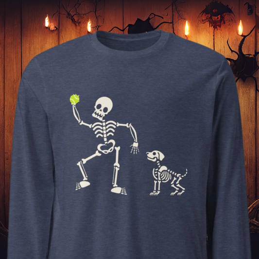 Skeleton Fetch Unisex Long Sleeve Tee