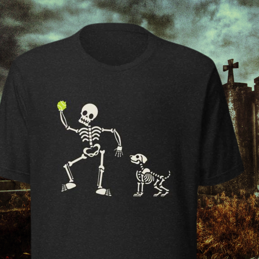 Skeleton Fetch Unisex t-shirt